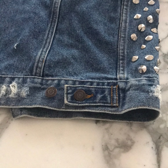 Furst of a kind denim jean jacket distressed - Picture 7 of 8